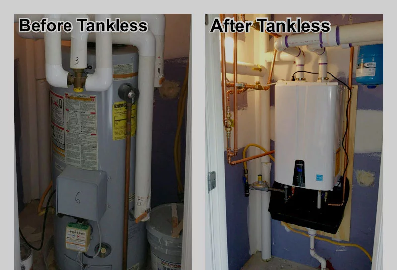 The Benefits Of a Tankless Water Heater Image